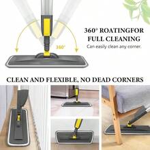 Spray Mop For Floor Cleaning, Dust Mop With 3 Pcs Washable Pads And 400 Ml Refillable Bottle For Household Or Commercial Use Wet Mop For Hardwood Laminate Tile Ceramic - Miếng lót Gray-08-2 - Xem 3