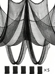 1/3PCS Halloween Creepy Cloth - Halloween Decorations - 30X72 Inch Spooky Fabric Cloth For Haunted House - Creepy And Spooky Halloween Decorations For Party Outdoor Or Indoor