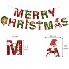 Christmas Theme Hanging Decor Santa Claus Snowman Christmas Tree Pattern Banner Spiral Swirl Merry Christmas Party Decor