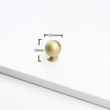 Round Brass Gold Furniture Handles For Drawers Bathroom Kitchen Storage Cabinet Pulls Wardrobe Shoe Cupboard Door Knob - Multicolor - View 14