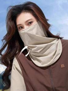 Women's Summer Full Face Sun Protection Mask, Breathable UV Protection, Suitable For Driving, Cycling, Neck Cover - Sun Visor - View 3
