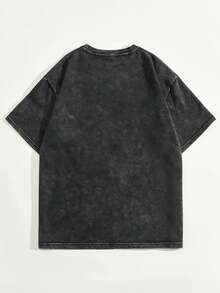 3 Pack Men's Vintage Washed Oversized Cotton T Shirts Loose Fit Short Sleeve Casual Streetwear Unisex Tops - 3 chiếc màu đen - Xem 3