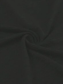 Plus-Size Women'S Printed T-Shirt - Black - View 5