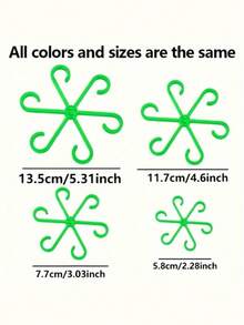 Plant Support Clips: Sturdy Stem Clamps For Climbing Plants - Plastic Material - Multicolor - View 7