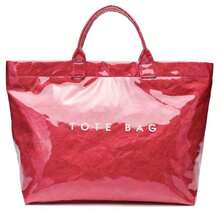 Stylish PVC Tote Purse For Women - Classy  Handbag, Elevate Your Outfit With This Fashion Bag - Màu Hồng Tươi - Xem 1