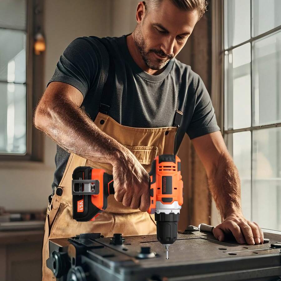 Tool Combo Kit, 12V Max Cordless 2-Tool Combo Kit, With 3/8 In Drill, 1/4 In Impact Driver, Compact Cordless Power Tool Combo Kit With 2.0 Ah Batteries, Screws, One Charger, And One Cloth Bag - View 1