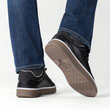 Men's Business Casual Sneakers Fashionable & Comfortable Dressy Casual Shoes Dress Shoes Business Casual Shoes For Men Fashion Sneakers - màu đen - Xem 8