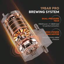 1pc Portable Espresso Machine | Electric Coffee Machine - Travel Coffee Machine, Self Heating Function, USB-C Charging, Compatible With Capsules And Ground Coffee, Suitable For Camping, RV And Office Use - Multicolor - View 9