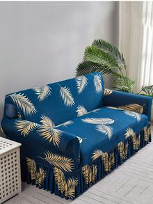 1 Vỏ bọc ghế sofa trang trí bằng vải lụa sữa, họa tiết lông vũ in, nhiều màu sắc, phù hợp với ghế sofa 1/2/3/4 chỗ ngồi, thích hợp cho mùa xuân, hè, thu, đông - Nhiều màu - Xem 3
