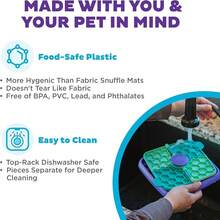 Outward Hound By Nina Ottosson Lickin' Layers 3-In-1 Dog Puzzle Feeder, Lick  Slow Bowl – Puppy Enrichment  Dogs, Dishwasher - 舔舔翻吃(紫色) - 查看 4