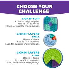 Outward Hound By Nina Ottosson Lickin' Layers 3-In-1 Dog Puzzle Feeder, Lick  Slow Bowl – Puppy Enrichment  Dogs, Dishwasher - 舔舔翻吃(紫色) - 查看 5
