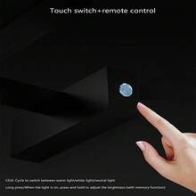 现代 LED 可充电壁灯和无线绘画灯（电池供电）– 黑色和金色可选 无线安装 | 触摸控制开关 | 可充电梳妆台灯，具有 3 种色温模式、无级调光、遥控和定时功能，非常适合走廊、客厅、卧室和书房的家居装饰 - 多色 - 查看 10