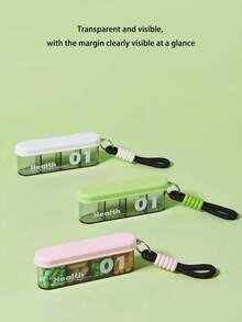 1 pieza Caja de pastillas personal portátil y mini, organizador compacto y sellado a prueba de polvo para viajes