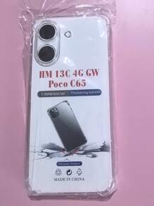 1 件透明防摔手机壳，适用于三星/苹果/红米/OPPO 智能手机，透明防摔手机壳，手机壳，手机保护套，手机壳，手机皮套，4 角防摔手机壳，透明手机壳，简约手机壳，纯色手机壳，透明手机壳，TPU 防摔手机壳（军用级防摔）防水防震防刮 - 無色 - 查看 45