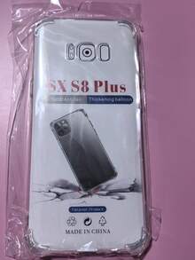 1 件透明防摔保护壳，适用于三星/苹果//红米/OPPO 手机，透明防摔手机壳，手机保护套，简约手机壳，纯色手机壳，TPU 防摔手机壳（军用级防摔）防水防震防刮