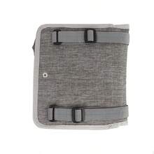 Bolsa colgante de almacenamiento multifuncional para cuna de bebé, bolsa colgante de almacenamiento de artículos para bebé para pañales, biberones, bolsa de almacenamiento junto a la cama, diseño semi-abierto para fácil acceso, sostiene pañales, biberones, pañuelos, toallitas húmedas