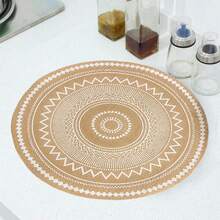 6 Stücke/8 Stücke/10 Stücke hitzebeständige Topflappen, schützen Ihre Tischplatte vor hoher Temperatur, einfach zu tragen für Zuhause, Outdoor-Picknick, Restaurant, Küche, Juteuntersetzer für Hochzeit, Party, Tischdekoration, Küchentextilien, Heimdekoration, Geburtstagsfeier, Partytischware-Schutz, rutschfeste runde Untersetzer