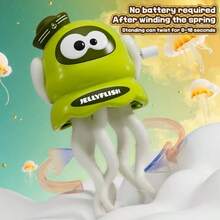 跳舞章鱼玩具，扭簧机制，跳舞和好玩的可爱玩具有趣的八条臂章鱼，新型独特的减压玩具（颜色和细节随机） - 彩色 - 查看 11