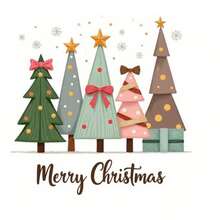 1 pieza/2 piezas/3 piezas Vinilo de transferencia de calor/Papel de planchar con diseño de árbol de Navidad - Verde, Marrón, Dorado, Rosa, Azul para decoración navideña - Para camisetas, ropa, bolsas, almohadas con plancha o lavado - Texto "Feliz Navidad" - Compatible con tela, papel, tarjetas - Esencial para manualidades navideñas, decoración navideña, personalización de ropa de fiesta, diseño alegre navideño, plano 2D