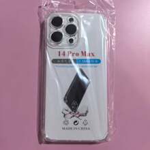 1 件透明防摔保护壳，适用于三星/苹果//红米/OPPO 手机，透明防摔手机壳，手机保护套，简约手机壳，纯色手机壳，TPU 防摔手机壳（军用级防摔）防水防震防刮