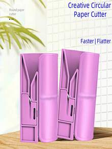 1 pieza Cortador de papel cilíndrico talla grande vendido, una herramienta de corte específicamente para papel de regalo de Navidad, un cuchillo de corte de papel que facilita un corte limpio. Con su hoja afilada y un funcionamiento suave, no se atascará en el papel.