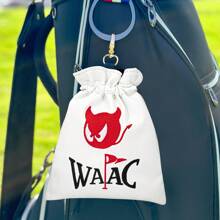 高尔夫球具收纳袋，高尔夫球座收纳袋，带抽绳封口，高尔夫球手提包，便携式球袋