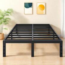Bed Frame Heavy Duty Metal Full Platform Bed Frame With Under Bed Storage No Box Spring Needed Easy Assembly Noise Free Non Slip 14 Inch Full