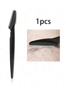 6/12/30pcs/Set Eyebrow Razor Kit, Eyebrow Trimmer & Shaver, Exfoliating Skin Scraper, Body Hair Removal Trimmer & Facial Eyebrow Razor Set With Long Handle Blades & Protective Cover, Suitable For Travel, Unisex Eyebrow Grooming Tool