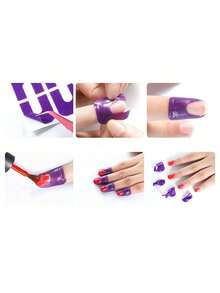 50/30/10pcs Nail Stickers Anti-Nail Polish Overflow Nail U-Shaped Stickers Anti-Overflow Adhesive Stickers Manicure Anti-Overflow Stickers Nail Polish Anti-Overflow