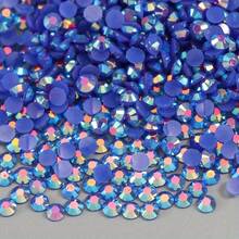 10000/5000/3000pcs/Pack AB 2-5mm Resin No-Hotfix Rhinestones Bulk Wholesale Flat Bottom Plastic Crystal DIY Glitter Cтразы Stone Rhinestone Gems, Diamond Art (Packaging Random) - Multicolor - View 18