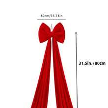 超大号酒红色丝绒蝴蝶结 - 节日丝带礼品蝴蝶结，节日、情人节装饰，超大丝绒蝴蝶结巨型墙饰，适用于房间背景、婚礼、单身派对、婴儿派对、新娘派对