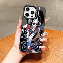 Adecuado para funda de teléfono móvil  11/12/13/14/15/16 Pro Max Plus, todo incluido, silicona máxima, borde , nuevo modelo, patrón de sombrero de paja5 - Colores mixtos - Ver 4