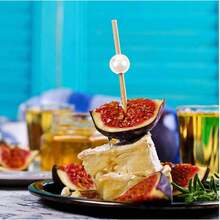 200/100/50/10pcs Bamboo Fruit Skewers, Handmade Round White Pearl, Suitable For Fruits, Cakes, Breads, Appetizers, Handmade Bamboo Appetizers, White Pearl Foods, Applicable For Weddings, Halloween, Christmas, Gatherings, Parties, Outdoor BBQs, Picnics - White - View 6