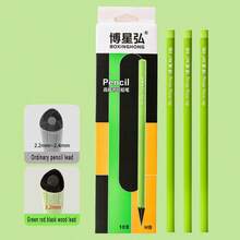 10pcs/Box HB Pencils - Medium Hardness Graphite Core, School & Art Drawing Pencils, Wooden Construction - Bright Green Writing & Drawing Tool, Suitable For Students, Artists, Home Classroom - For Sketching, Note-Taking, Exams - Writing Pencils For Beginners & Professionals, Exam Stationery, Vibrant Design, Smooth Writing, High-Quality Graphite, Halloween - Multicolor - View 1