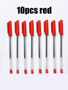 100 支圆珠笔防水创意塑料圆珠笔，适合男女学生、书写、笔记、标记、绘图、文具、学校用品返校