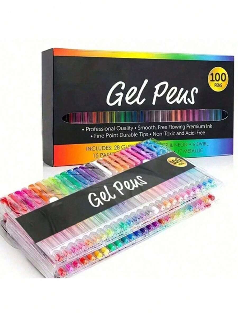 12/18/36/48/60 Sparkling Gel Pen Colored Neutral Pen Ballpoint Pen Hand Account Pen Children's Luminous Sparkling Star Notes Special Color Pen Mini Sparkling Pen Candy Color Marking Pen Set Fluorescent Pen 1 0 Neutral Pen (Random Style And Color)