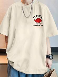 Oversized T-Shirt Streetwear Kakashi Hatake Sharingan Aldeia Academia REF 7272 VEST NERD - Màu Khaki - Xem 6