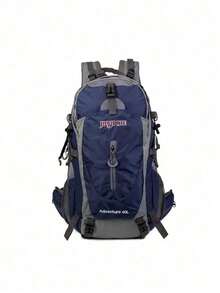 Waterproof Mountaineering Folding Backpack Large Capacity Outdoor Travel Camping - Blue - View 1