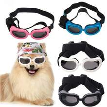 Small Dog Christmas Sunglasses, UV Protection Pet Goggles, Adjustable Waterproof Dog Glasses, Pet Eye Protection Accessories