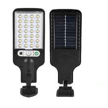 全新 1 件 2200W (108COB) 户外太阳能路灯，人体感应花园灯，带遥控器，LED 壁灯防水花园灯，太阳能供电安全灯，花园车库庭院后院路径灯，适用于舞台照明，太阳能户外照明，小巧便捷，适合户外远足和登山。