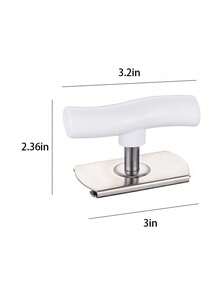 Apriscatole in acciaio inossidabile, apribottiglie, barattoli e lattine multifunzione, rotante e regolabile, adatto per mani deboli e anziani con artrite, facile da usare come apribottiglie, apriscatole e apribarattoli.