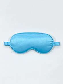 1pc Double-Sided Silk-Like Eye Mask, Breathable Blackout Sleep Mask For Travel, Rest, Office Nap, Airplane