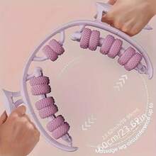 1pc 360° Massage Roller Round Leg Slimming Clip For Muscle Relaxation, Waist/Leg/Arm/Hip Massage - Multicolor - View 5