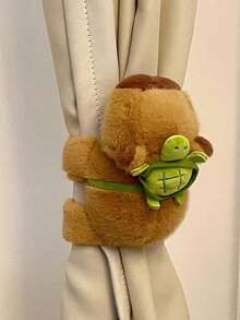 柔软毛绒水豚腕带玩偶 - 这款棕色毛绒水豚玩偶面带微笑，采用聚酯纤维制成。它可以互动拥抱和拍打。是生日、圣诞节、情人节礼物和派对礼品的完美之选。 - 彩色 - 查看 6