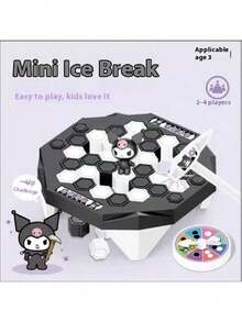 3套2025最新时尚跨境儿童玩具-企鹅锤击桌面游戏，冰块锤击桌面智能游戏，破冰亲子互动玩具，生日/圣诞节礼物 - 彩色 - 查看 1