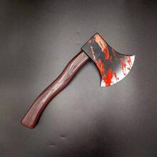 1 pieza Hacha de espuma, divertido accesorio de disfraz de Halloween, juguete de arma de espuma, accesorio para fiesta, utilería para actuaciones, accesorio para fotos