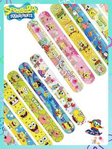 6/12/24 Stück SpongeBob Schwammkopf Neue SpongeBob Schwammkopf Papa Ring PVC Papa Ring Armband Papa Fun Armband, die beste festliche Party Atmosphäre Dekoration für Ihre guten Freunde, perfekte Party Dekoration, Heim Dekoration Ornamente, perfekte Zimmer Dekoration Weihnachtsgeschenke für Abschluss, Freundin, Valentinstag