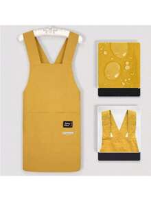 Lightweight Water-Resistant Apron, Suitable For Home Kitchen Cooking, Stain-Resistant Waist Apron For Catering - Multicolor - View 15