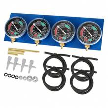 For 2/4 Cylinder Motorcycle Carburetor Carb Synchronizer Kit Ignition Tester Balancer Test Gauges Set Motorbike Diagnostic Tools - Blue - View 7