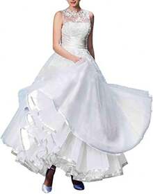 Plus Size Ankle Length Petticoat Crinoline Underskirt For Weddings - 白色 - 查看 7